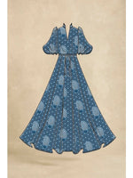 Oceanus Dress | Tide Indigo