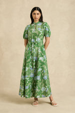 Oceanus Dress | Bloom Jungle Green