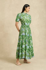 Oceanus Dress | Bloom Jungle Green