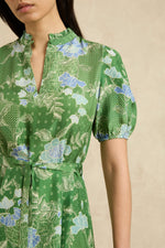 Oceanus Dress | Bloom Jungle Green