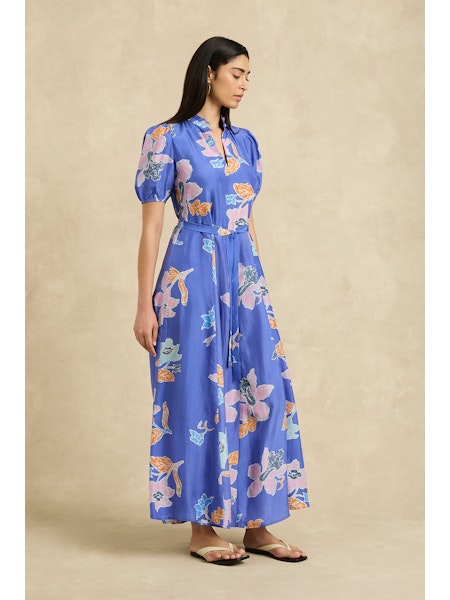 Oceanus Dress | Orchid Colbalt