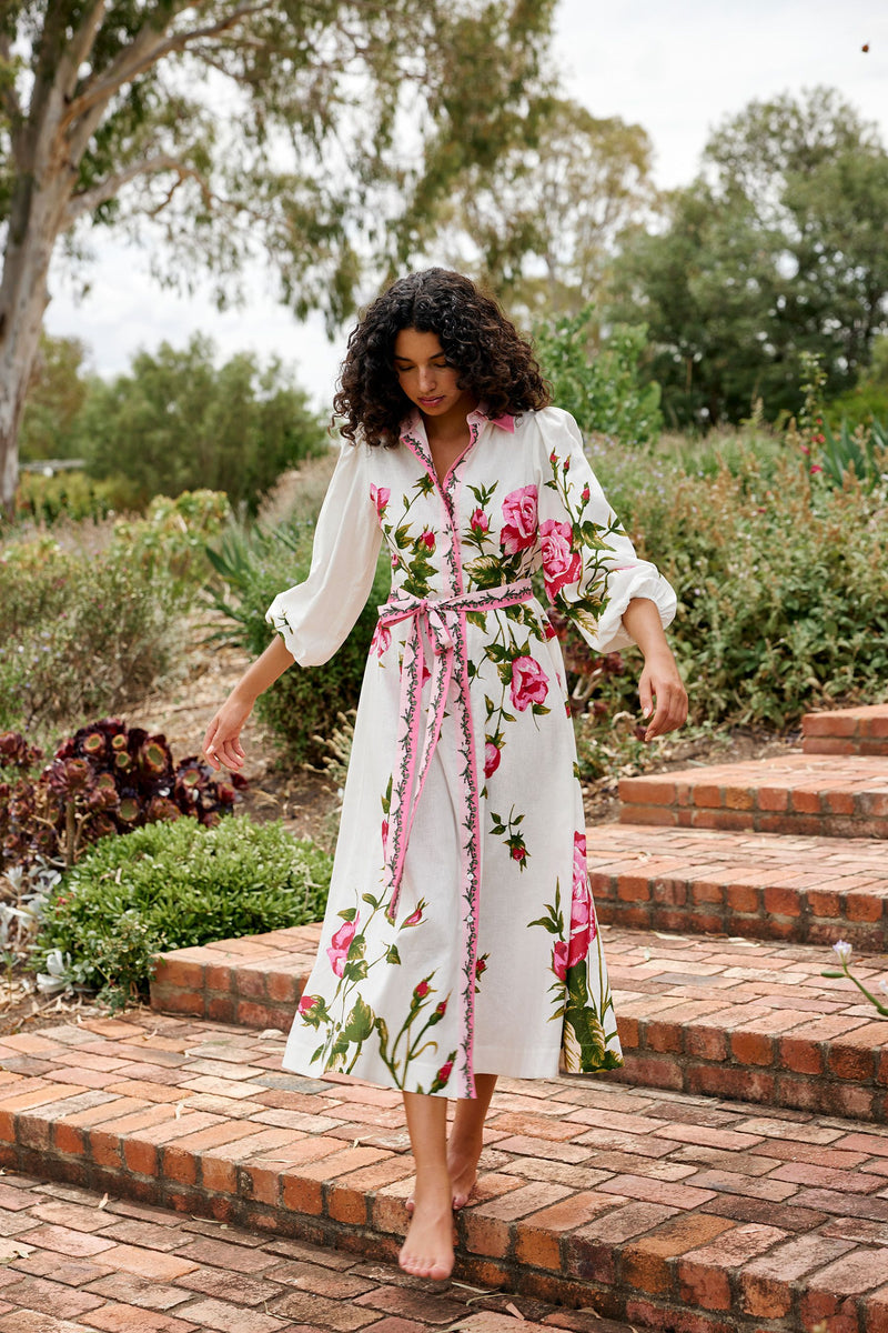 Lucille Dress | Antique Rose