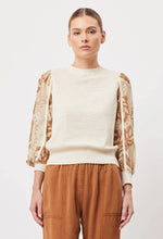 Coba Cotton Knit Sweater | Bone