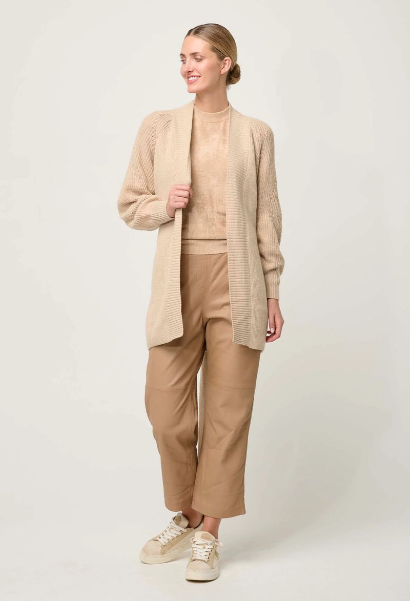 Isolda Belted Wrap Cardigan | Bourbon