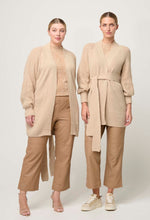 Isolda Belted Wrap Cardigan | Bourbon