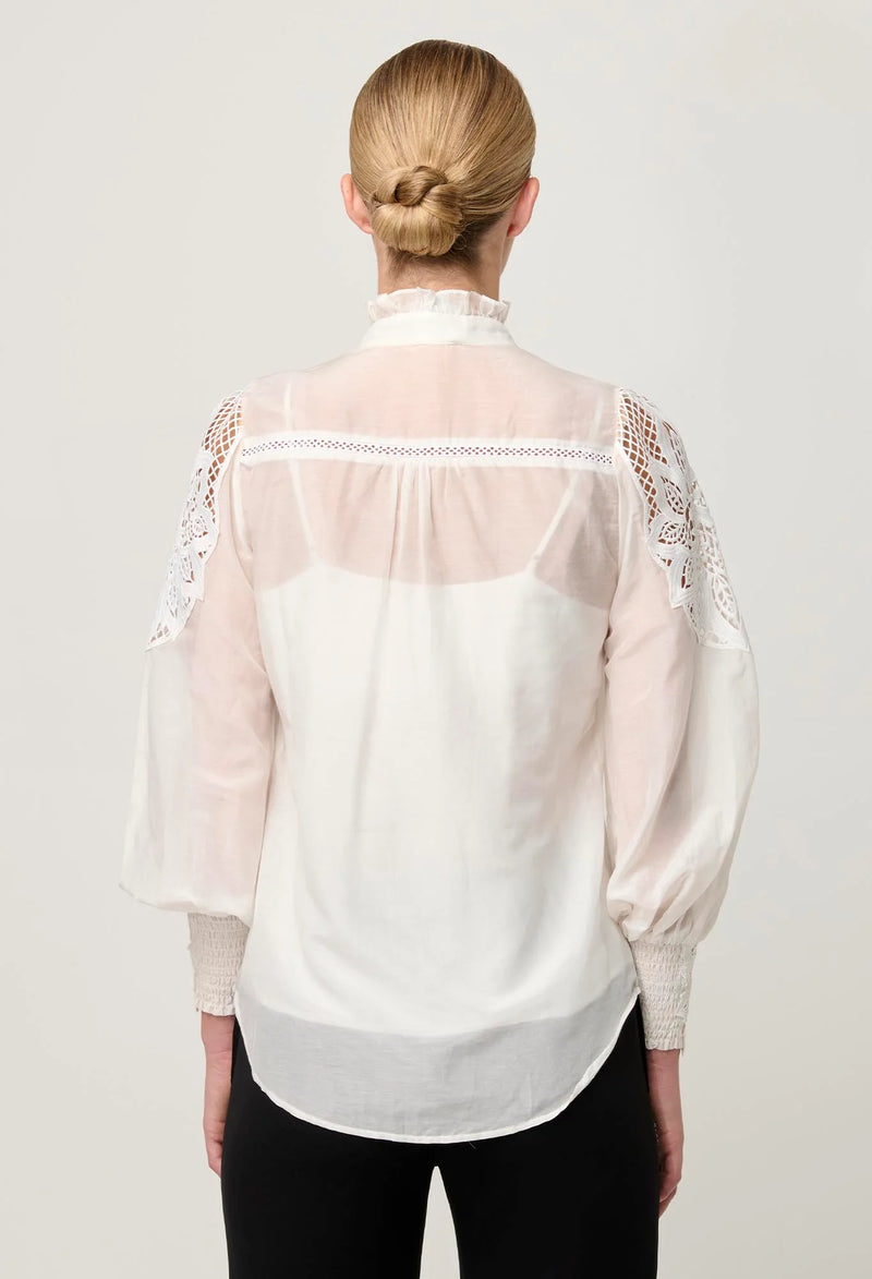 Sevilla Cotton Silk Shirt | Blanca