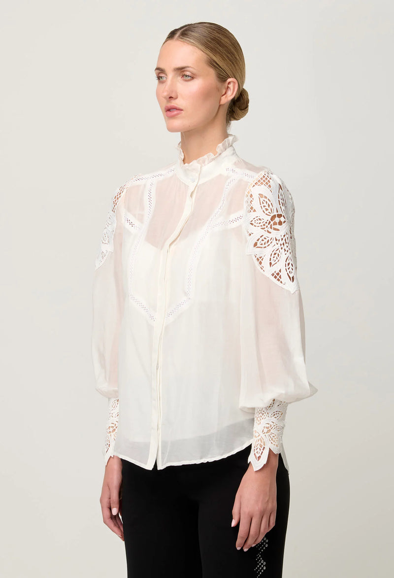 Sevilla Cotton Silk Shirt | Blanca