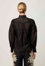 Sevilla Cotton Silk Shirt in Onyx