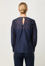 Mirador Lace Blouse | Night Sky