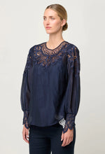 Mirador Lace Blouse | Night Sky