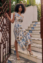 Amira One Shoulder Tie Viscose Faille Dress | Onyx Casablanca