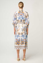 Carmen Silk Cotton Linen Viscose Dress | Golden Medina