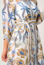 Carmen Silk Cotton Linen Viscose Dress | Golden Medina