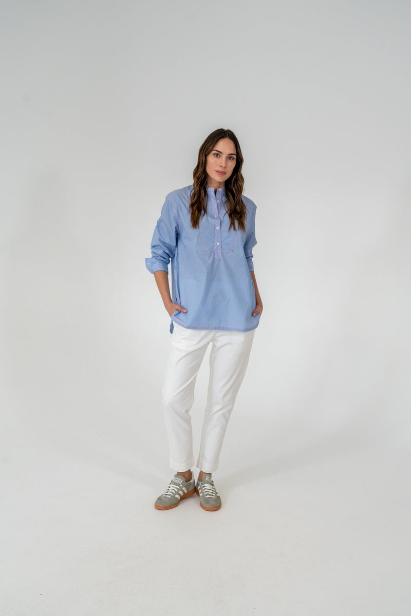 Duke Bib Shirt | Blue