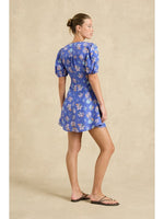 Paige Dress | Petite Orchid Colbalt