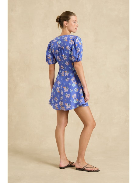 Paige Dress | Petite Orchid Colbalt