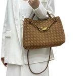 Woven Nubuck Suede leather bag | Small
