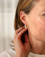Vivienne Multi Pearl Studded Hoop Earrings
