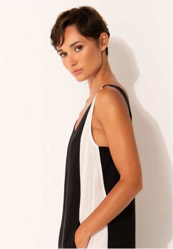 Dress Malta | Black/White
