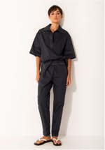 Shirt Paros | Sea/White