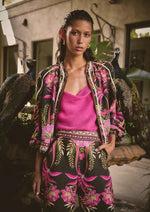 Delray Reversible Cupro Cowl & V Neck Cami | Celosia Pink