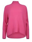 Fifi Polo Sweater | Electric Pink