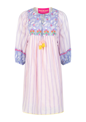 Stripes Dress Sleeves | Lilac