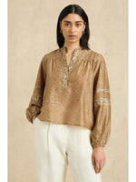 Quinn Blouse | Midnight Vine Khaki