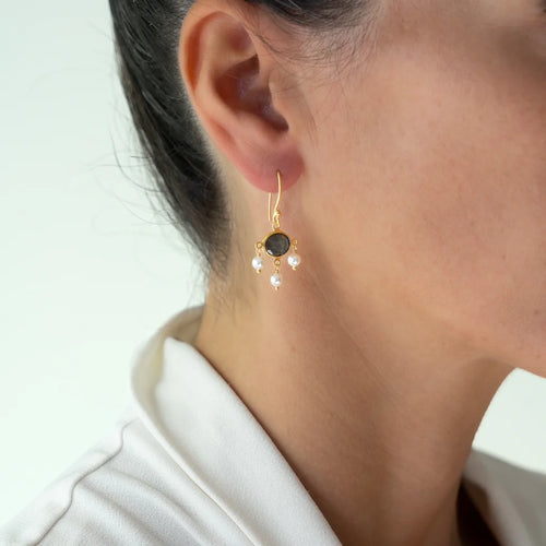 Bapu Earring | Labradorite