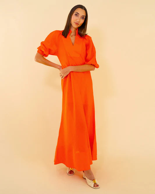 River Dress | Tangerine