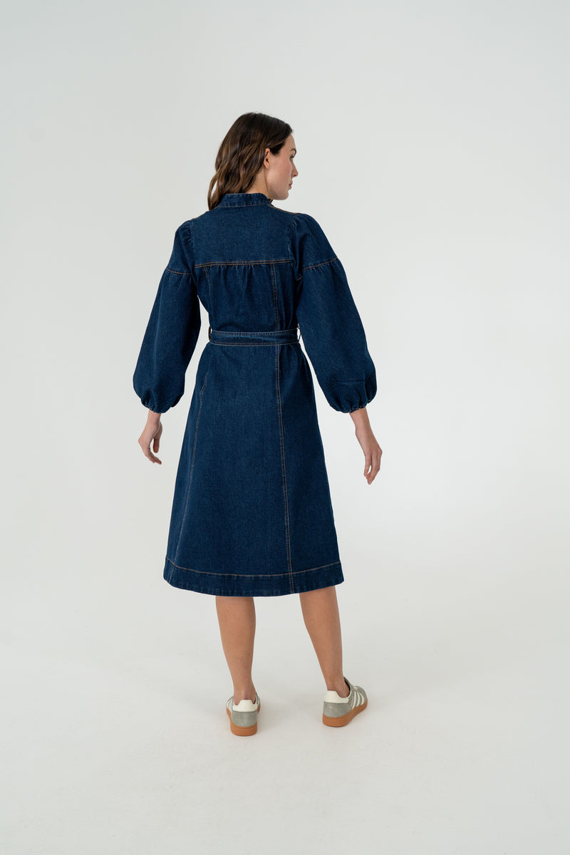 Berkeley Denim Dress | Dark