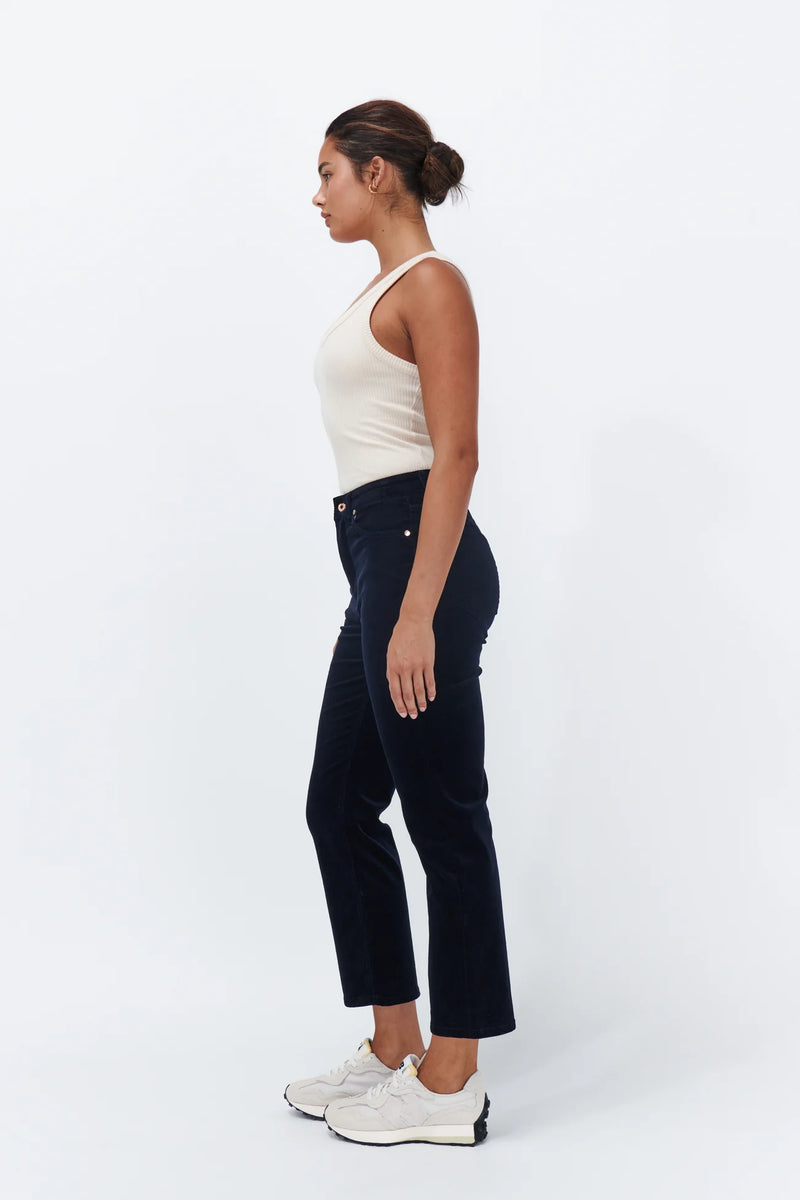 Rose Cord Jean | Midnight Blue