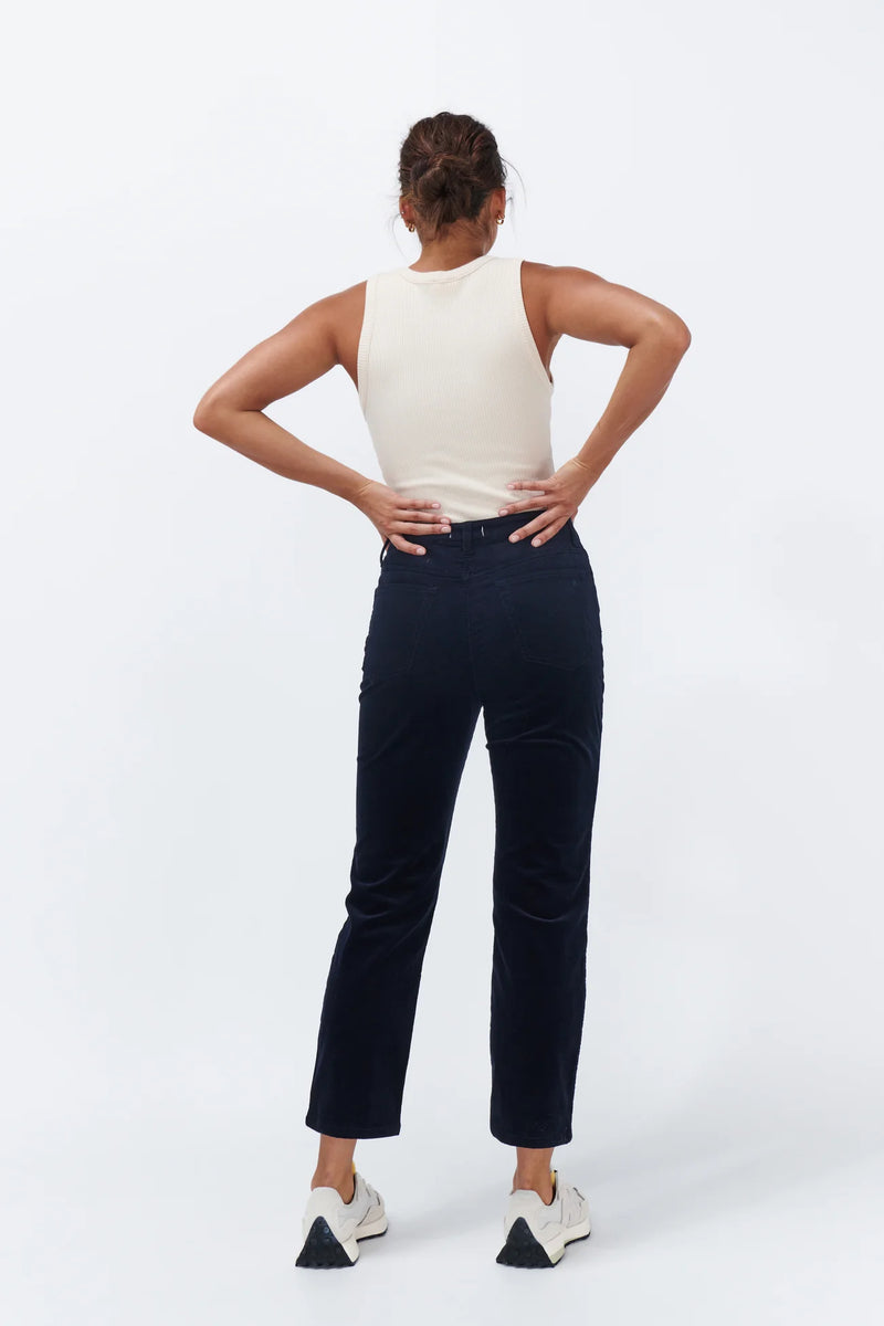 Rose Cord Jean | Midnight Blue