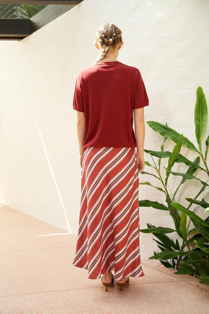 Ivy Sun Skirt | Red