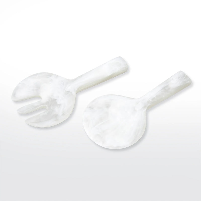 Short Handle Resin Salad Servers
