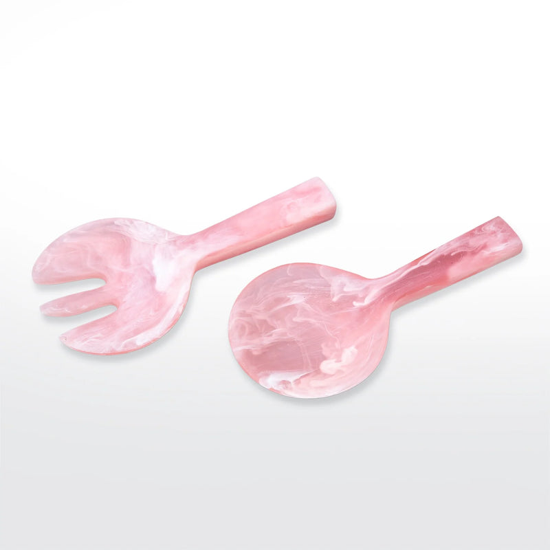 Short Handle Resin Salad Servers
