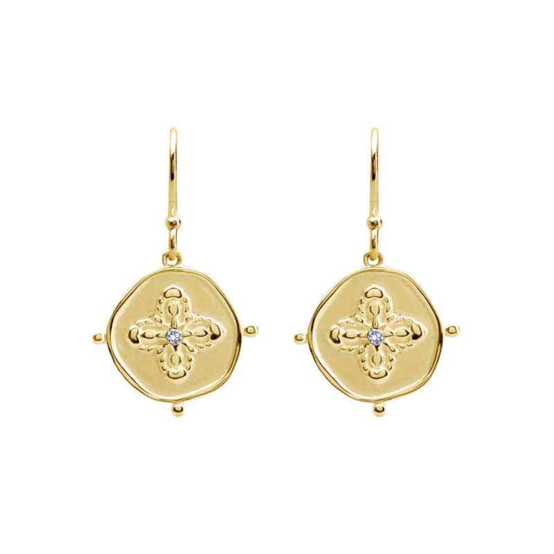 Sahara Small Earrings | Gold