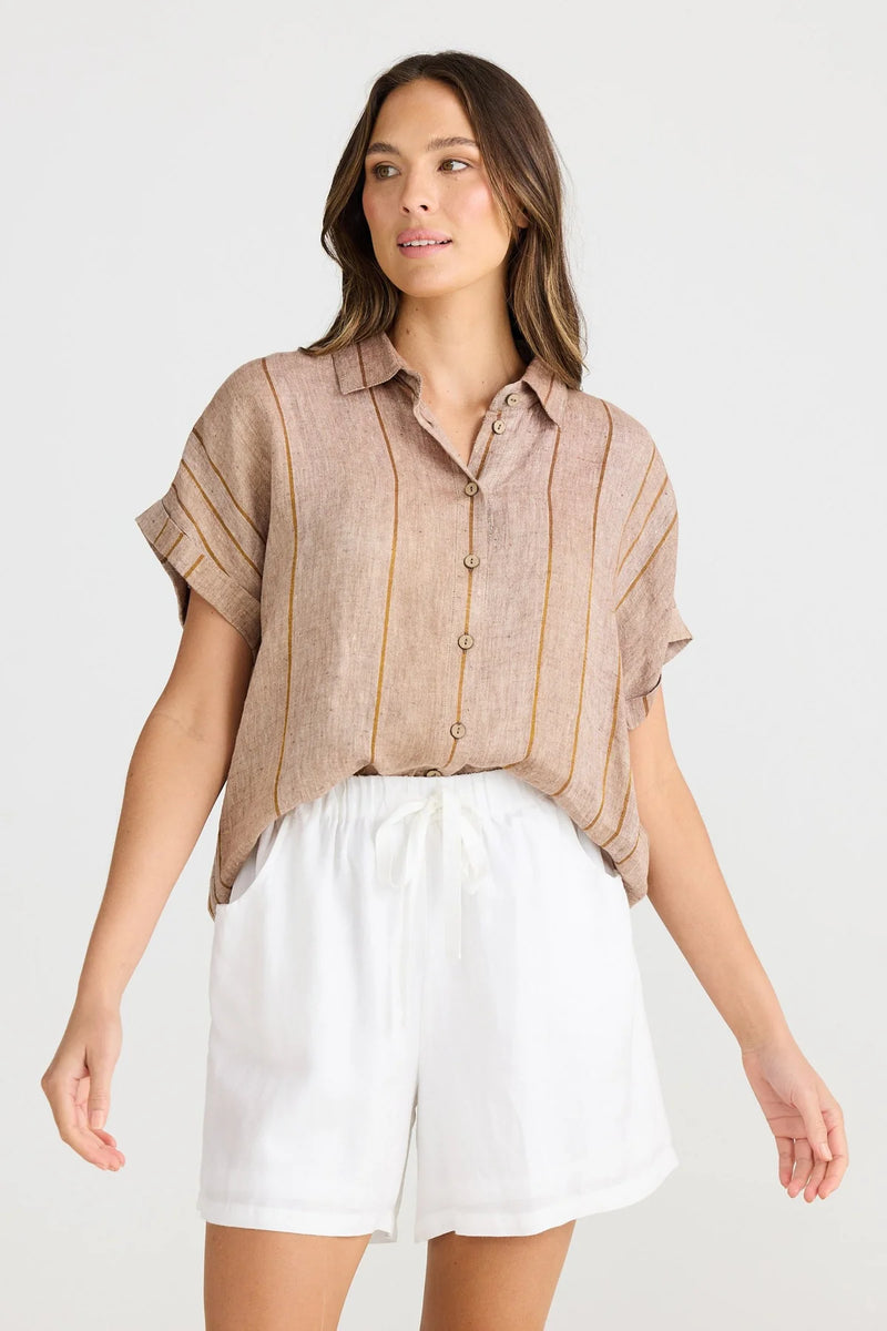 Miami Shorts | White Linen