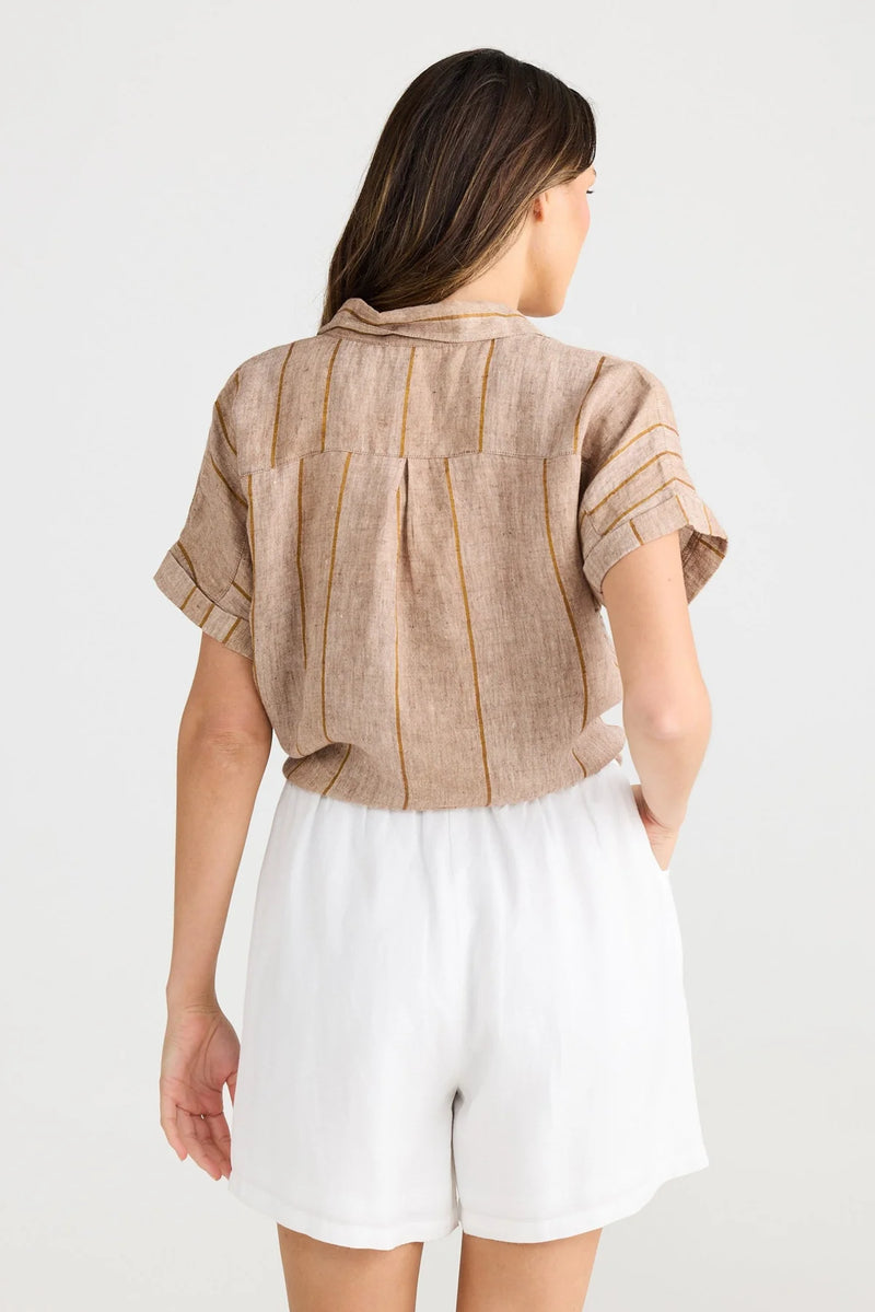 Miami Shorts | White Linen