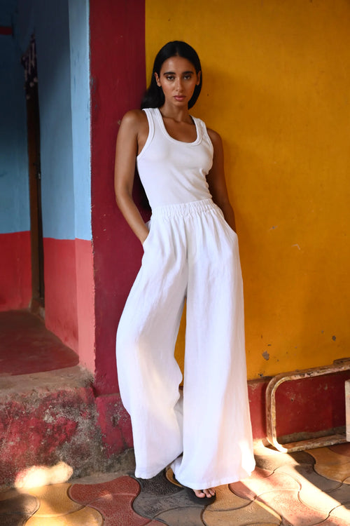 Positano Pant | White