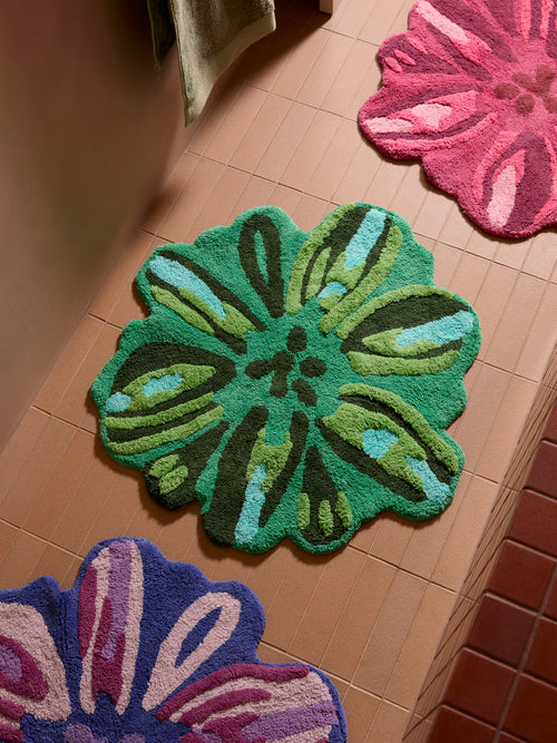 Flower Bath Mat