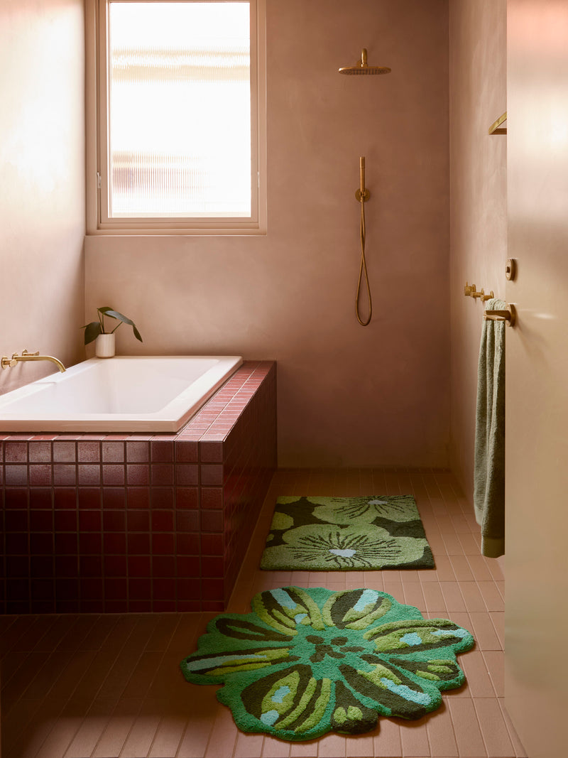 Flower Bath Mat