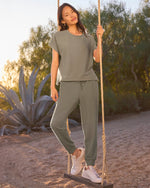 Waffle Scuba Jogger | Soft Vintage Olive