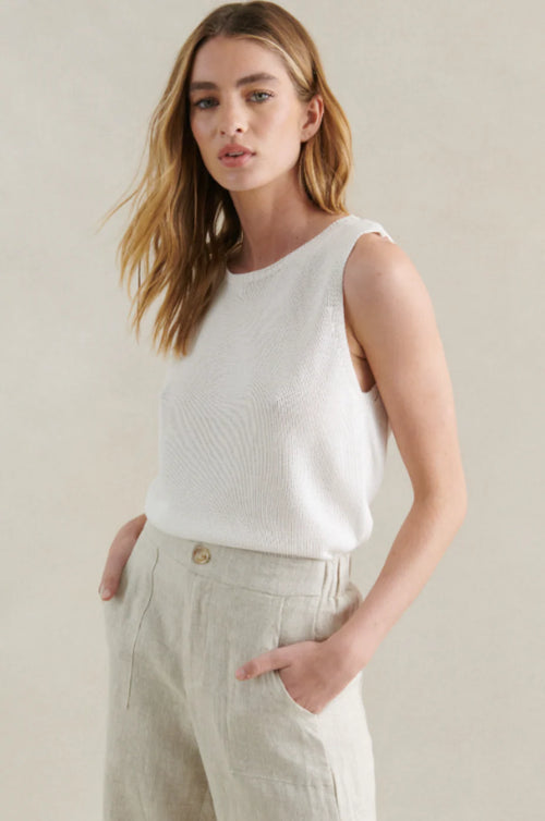 Spring Tank | White