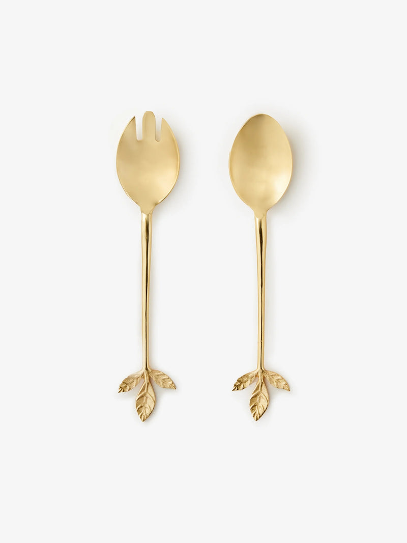 Gold Salad Servers