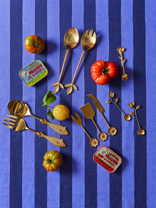 Gold Salad Servers