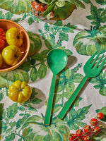 Enamel Salad Servers