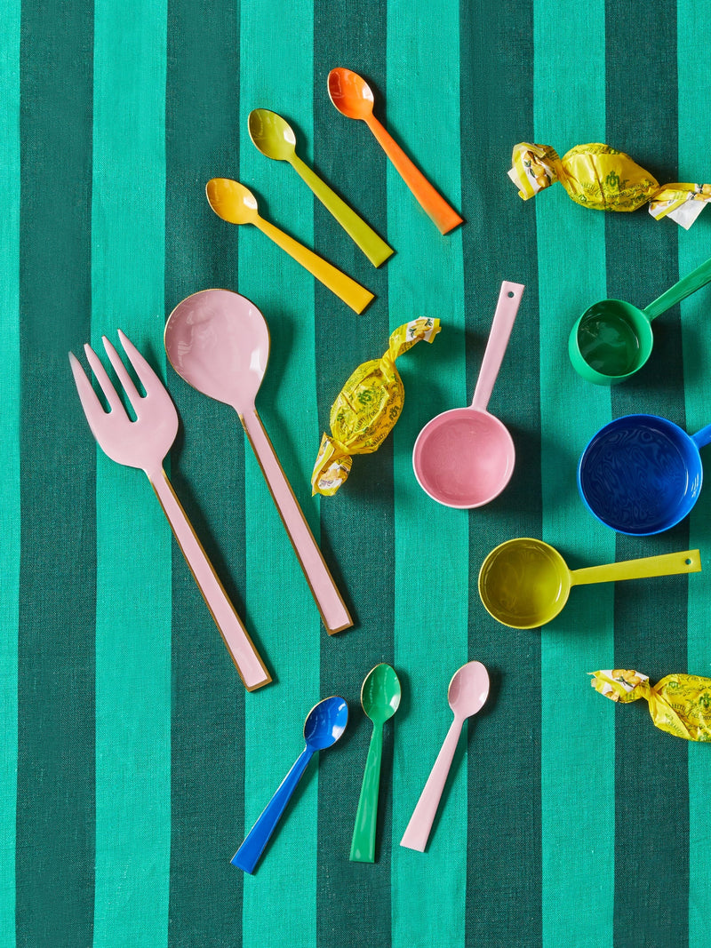 Enamel Salad Servers
