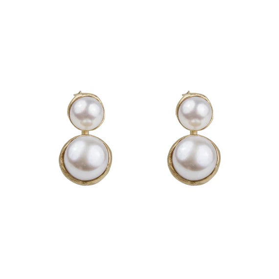 Double Pearl Ear Jacket