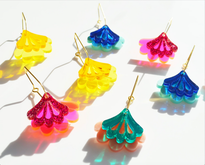 Mumbai Earrings | Bright